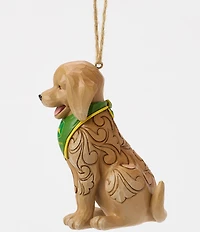 Jim Shore John Deere Collection Dog Wearing Bandana Ornament