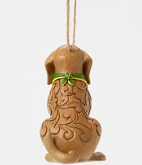 Jim Shore John Deere Collection Dog Wearing Bandana Ornament