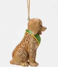 Jim Shore John Deere Collection Dog Wearing Bandana Ornament