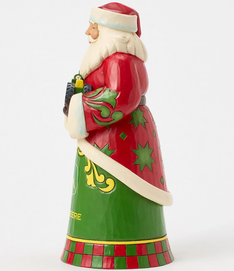 Jim Shore John Deere Collection Santa with John Deer Tractor Figurine