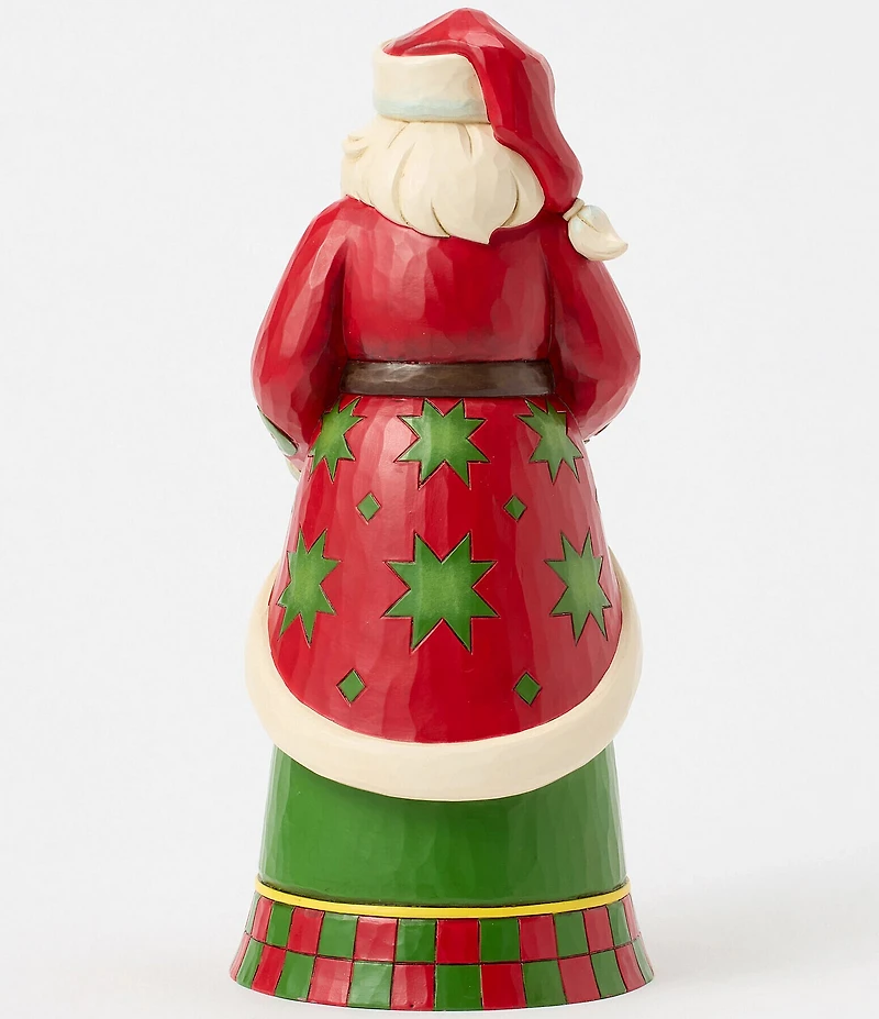 Jim Shore John Deere Collection Santa with John Deer Tractor Figurine