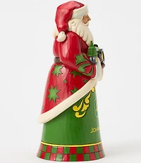 Jim Shore John Deere Collection Santa with John Deer Tractor Figurine