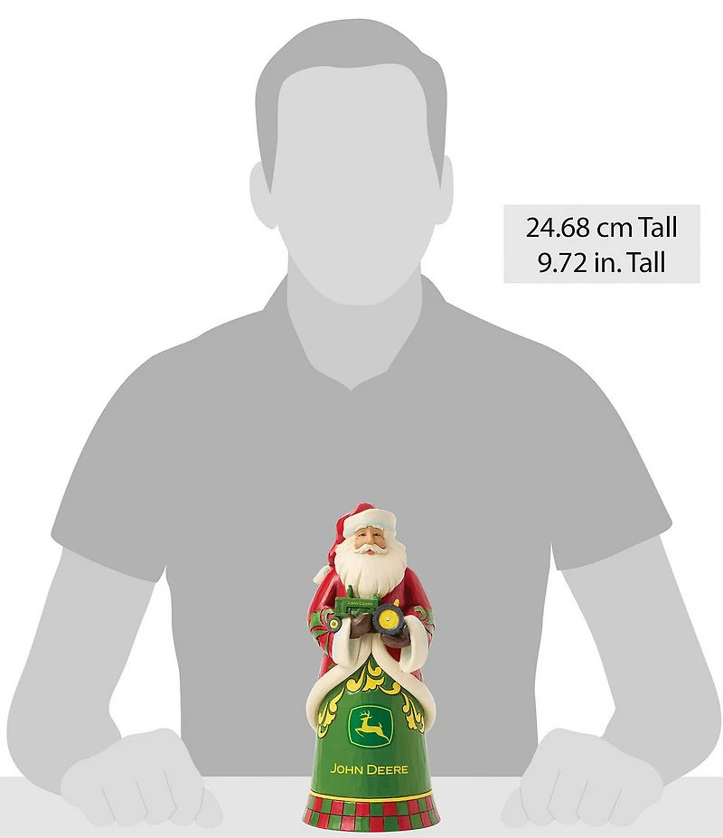 Jim Shore John Deere Collection Santa with John Deer Tractor Figurine