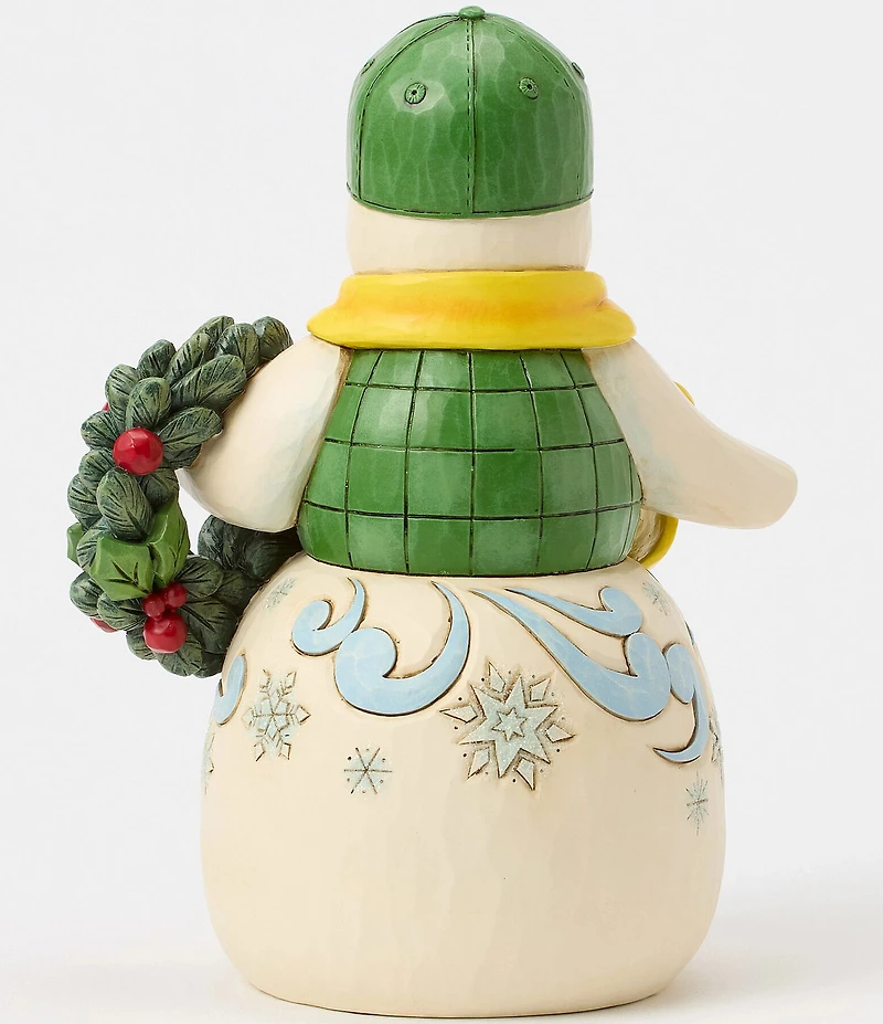 Jim Shore John Deere Collection Snowman in John Deere Hat Figurine