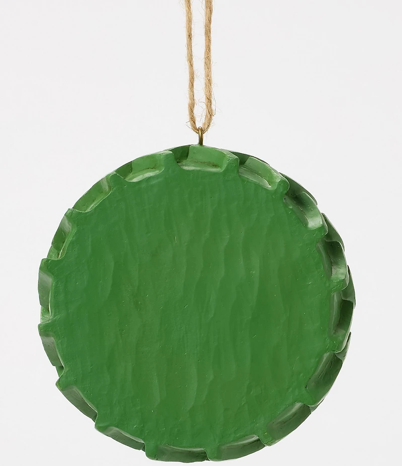 Jim Shore John Deere Collection Tractor Tire Scene Hanging Ornament