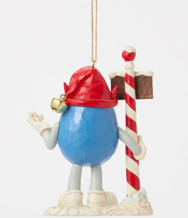 Jim Shore M&M'S Collection Blue Character Elf Ornament