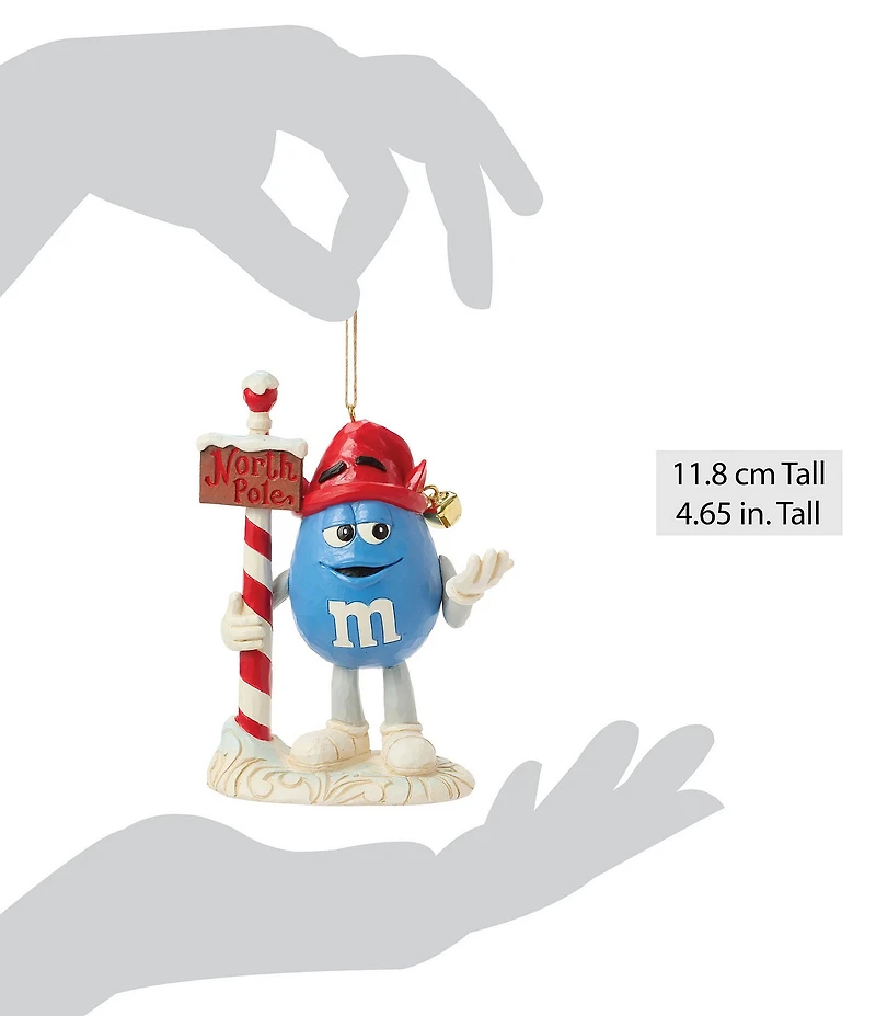 Jim Shore M&M'S Collection Blue Character Elf Ornament