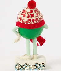 Jim Shore M&M's Collection Green Character with Scarf Figurine