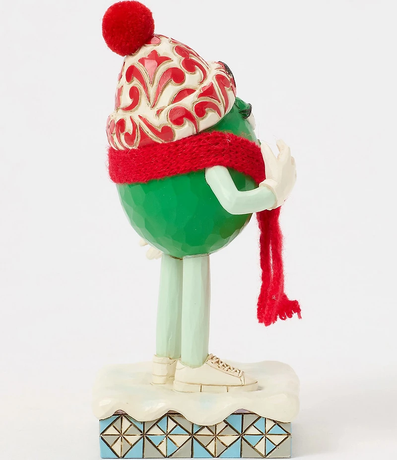Jim Shore M&M's Collection Green Character with Scarf Figurine