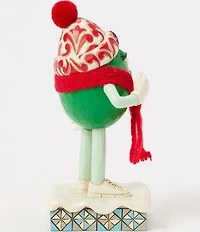 Jim Shore M&M's Collection Green Character with Scarf Figurine