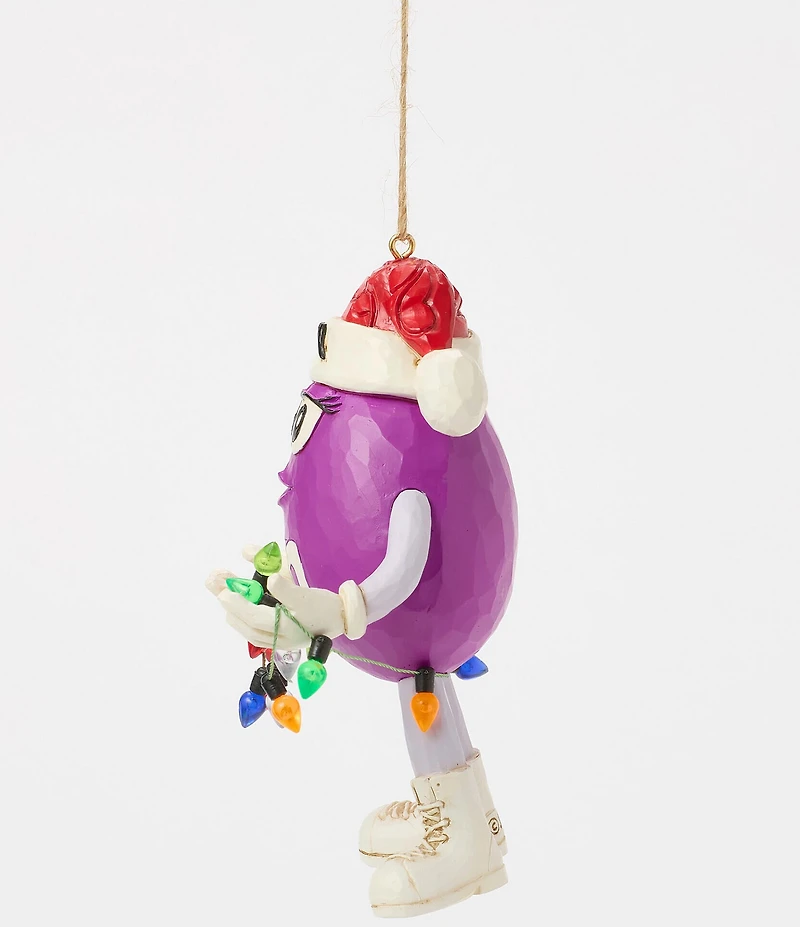 Jim Shore M&M'S Collection Purple Character String of Lights Ornament