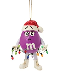 Jim Shore M&M'S Collection Purple Character String of Lights Ornament