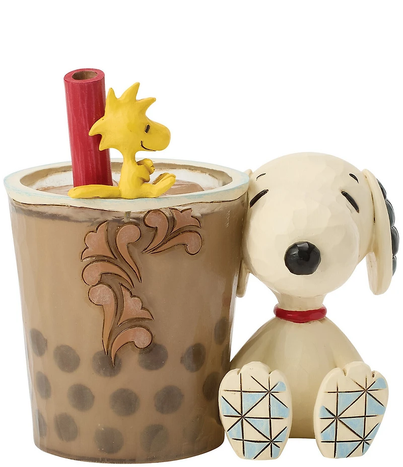 Jim Shore Peanuts Collection Snoopy and Woodstock Boba Figurine