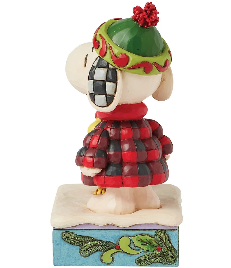 Jim Shore Peanuts Collection Snoopy and Woodstock Puffer Figurine