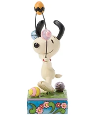 Jim Shore Peanuts Collection Snoopy Juggling Eggs Figurine