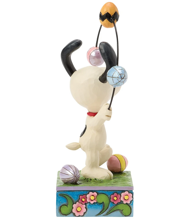 Jim Shore Peanuts Collection Snoopy Juggling Eggs Figurine