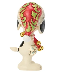 Jim Shore Peanuts Snoopy With Bells Miniature Figurine