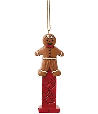 Jim Shore PEZ Collection Gingerbread Man Ornament