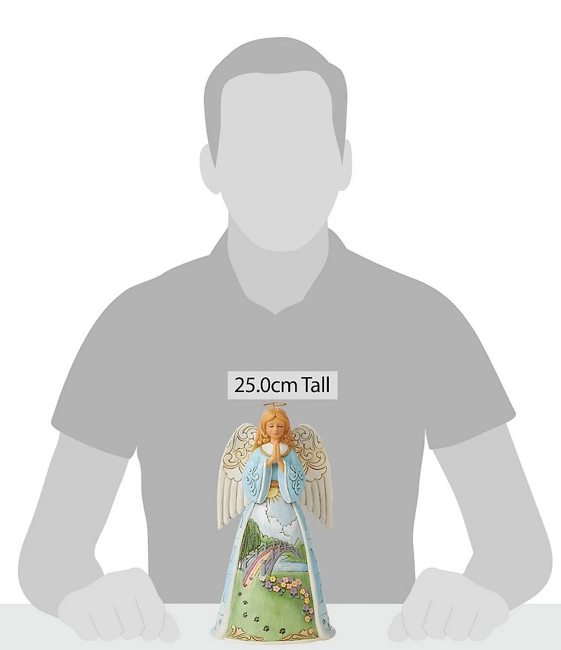 Jim Shore Rainbow Bridge Angel Figurine