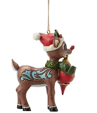 Jim Shore Rudolph Collection Dated 2025 Rudolph Holding Ornament