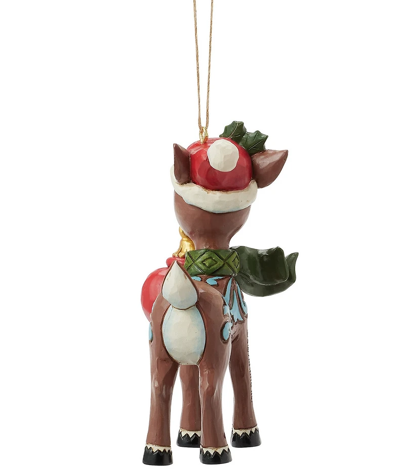 Jim Shore Rudolph Collection Dated 2025 Rudolph Holding Ornament