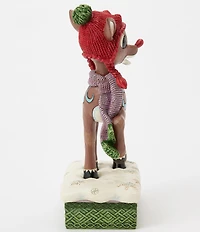 Jim Shore Rudolph Collection Rudolph With Knit Hat Figurine