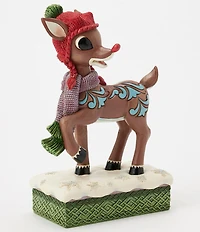 Jim Shore Rudolph Collection Rudolph With Knit Hat Figurine