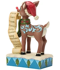 Jim Shore Rudolph Collection Rudolph With List LED Lit Figurine