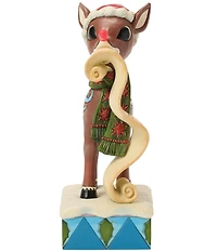 Jim Shore Rudolph Collection Rudolph With List LED Lit Figurine