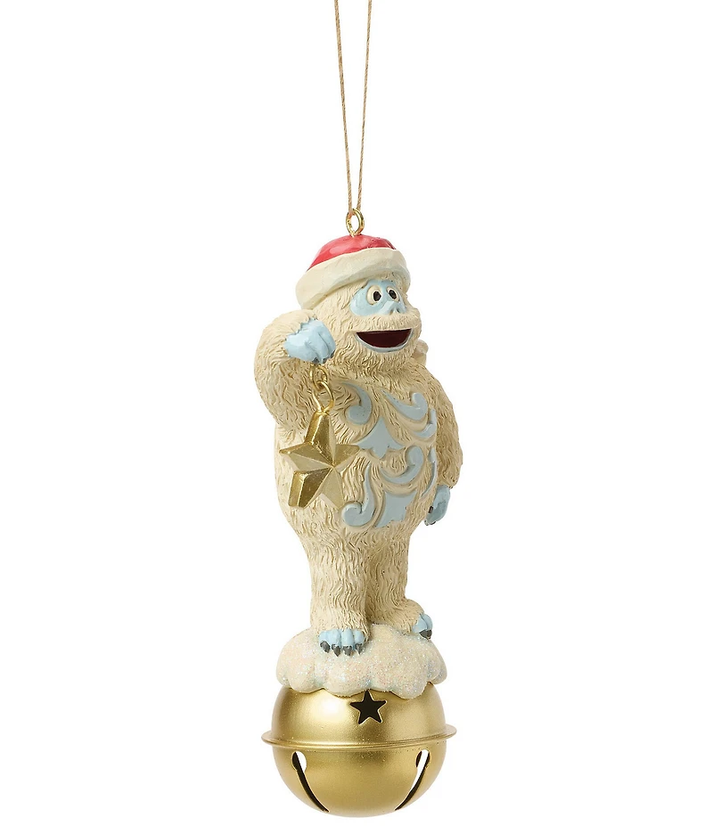 Jim Shore Rudolph Traditions Bumble on Jingle Bell Hanging Ornament