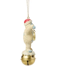 Jim Shore Rudolph Traditions Bumble on Jingle Bell Hanging Ornament