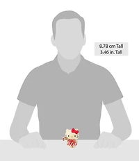 Jim Shore Sanrio Collection Hello Kitty Candy Cane Mini Figurine