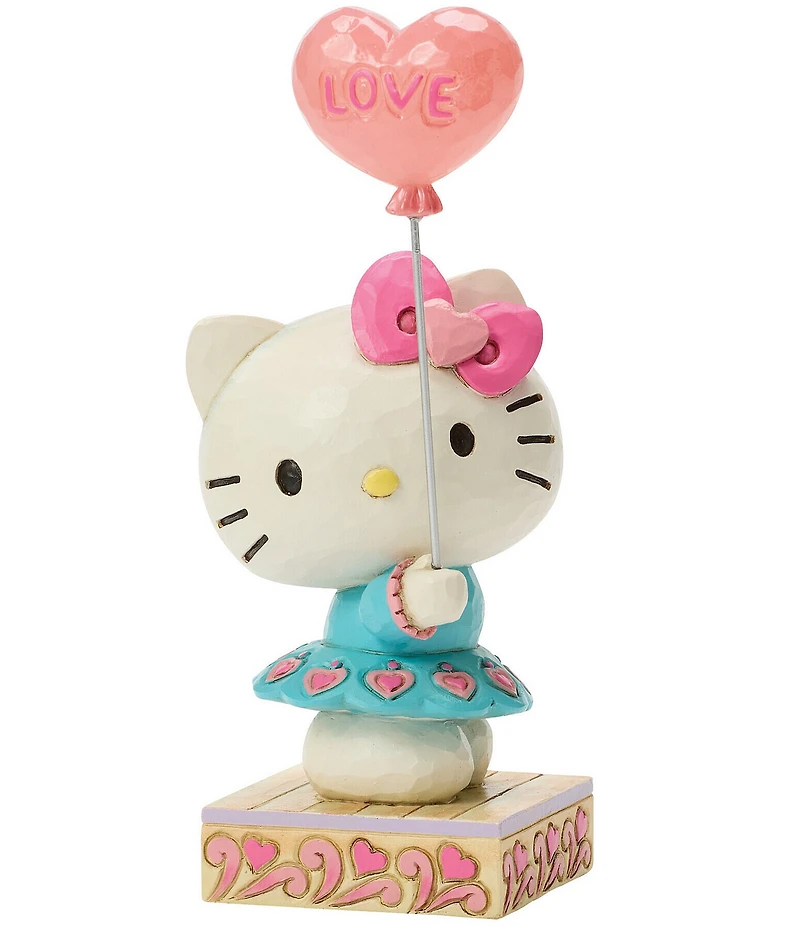 Jim Shore Sanrio Collection Hello Kitty Heart Balloon Figurine
