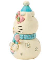 Jim Shore Sanrio Collection Hello Kitty Snowman Figurine