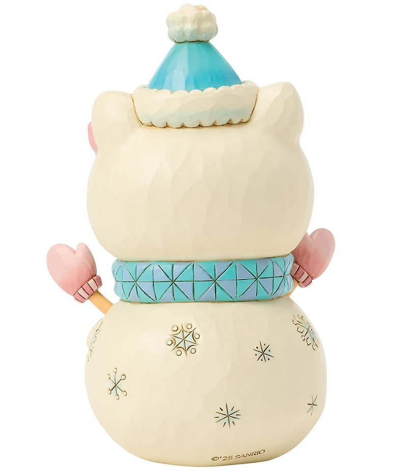 Jim Shore Sanrio Collection Hello Kitty Snowman Figurine