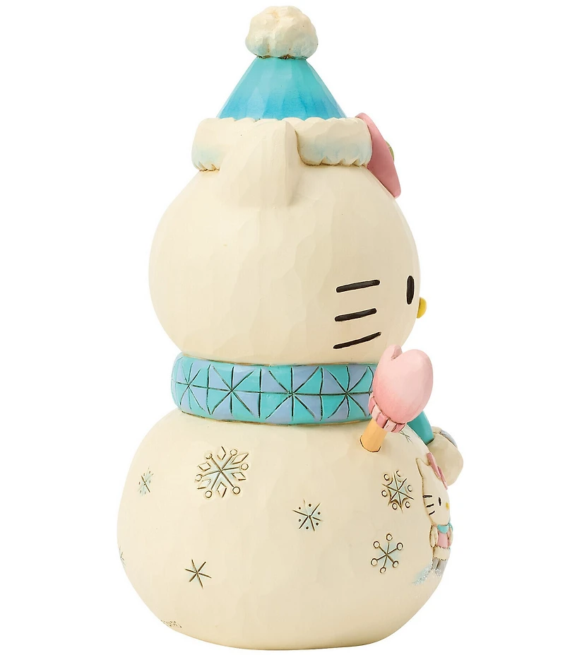 Jim Shore Sanrio Collection Hello Kitty Snowman Figurine