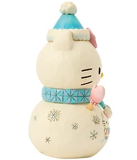 Jim Shore Sanrio Collection Hello Kitty Snowman Figurine
