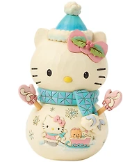 Jim Shore Sanrio Collection Hello Kitty Snowman Figurine