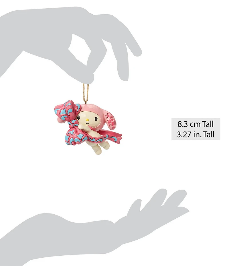 Jim Shore Sanrio Collection My Melody Pink Bow Ornament