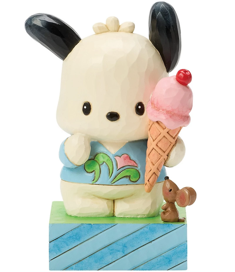 Jim Shore Sanrio Collection Pochacco Ice Cream Figurine