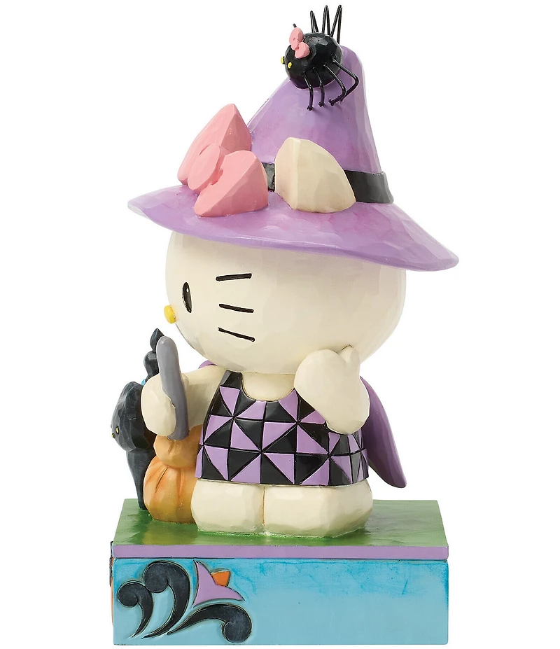 Jim Shore Sanrio Halloween Collection Hello Kitty Witch Costume Figurine
