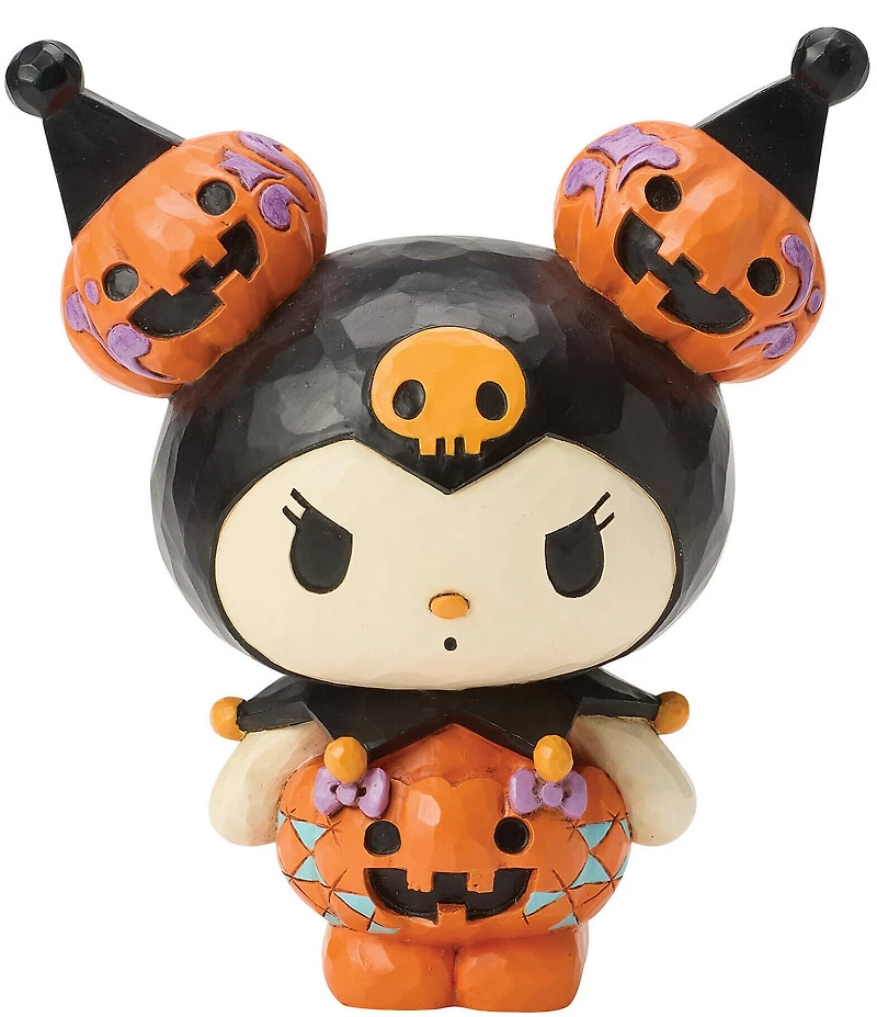 Jim Shore Sanrio Halloween Collection Kuromi in Pumpkin Costume Figurine