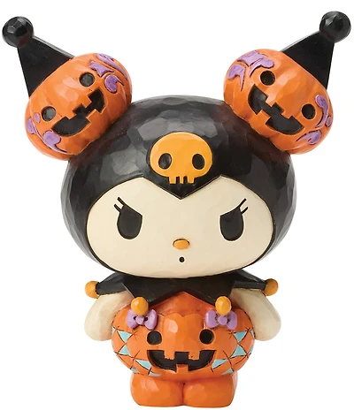 Jim Shore Sanrio Halloween Collection Kuromi in Pumpkin Costume Figurine