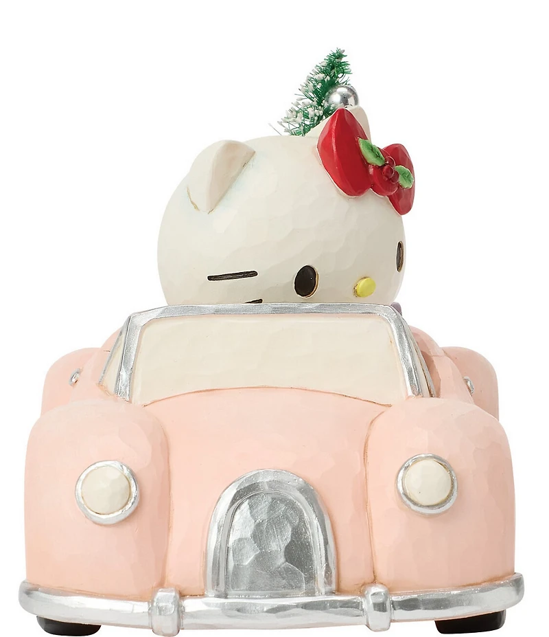 Jim Shore Sanrio Hello Kitty Christmas Car Figurine