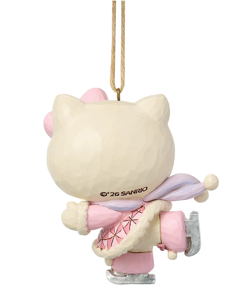 Jim Shore Sanrio Hello Kitty Ice Skating Hanging Ornament