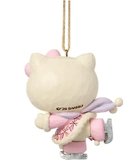 Jim Shore Sanrio Hello Kitty Ice Skating Hanging Ornament