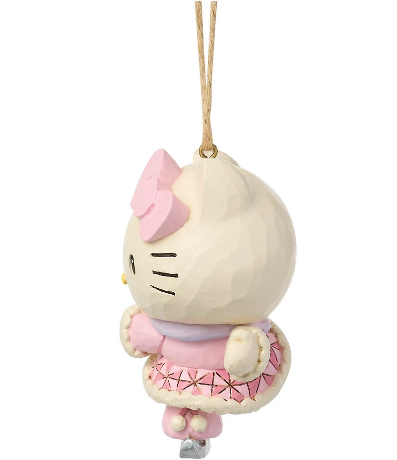 Jim Shore Sanrio Hello Kitty Ice Skating Hanging Ornament