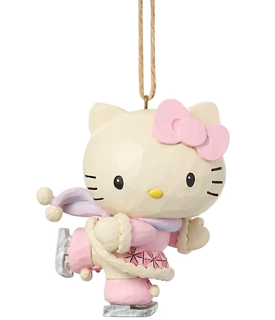 Jim Shore Sanrio Hello Kitty Ice Skating Hanging Ornament