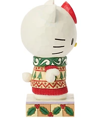 Jim Shore Sanrio Hello Kitty In Knit Scarf Figurine
