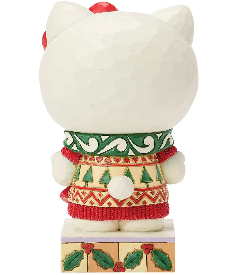 Jim Shore Sanrio Hello Kitty In Knit Scarf Figurine